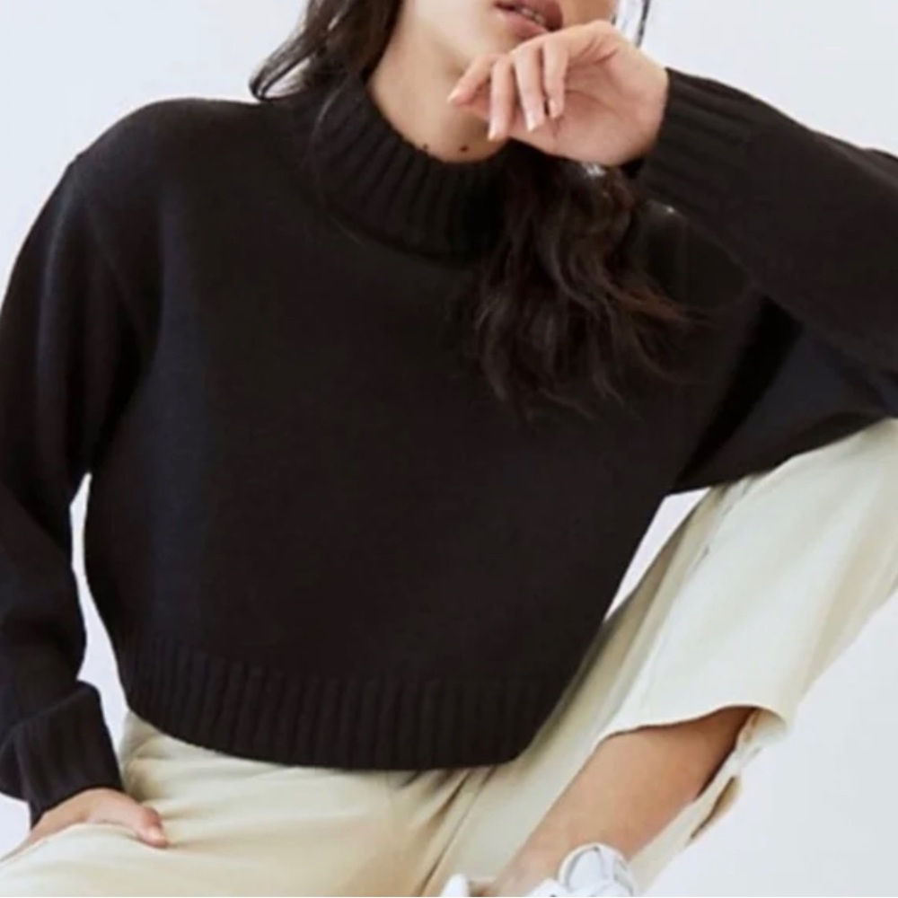 Aritzia Wilfred Free Harper Merino Wool Knit Turtleneck Sweater Cottagecor Sz S